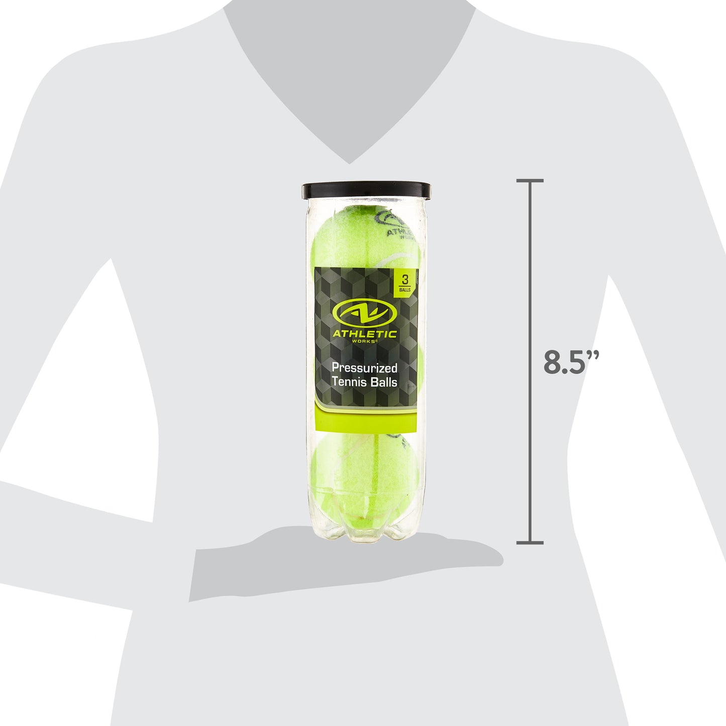 (12 Pack)  Pressurized Tennis Balls, 3-Pack, All Court Use