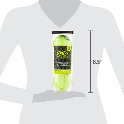 (12 Pack)  Pressurized Tennis Balls, 3-Pack, All Court Use