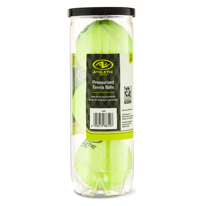 (12 Pack)  Pressurized Tennis Balls, 3-Pack, All Court Use